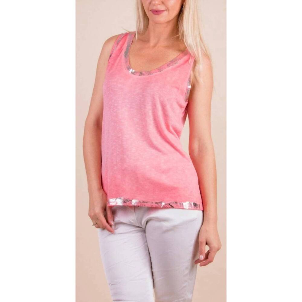 NEW GIGI MODA lunia tank in coral